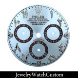 ロレックス アフターダイヤ 文字盤 デイデイト アイスブルー アラビア ダイヤモンド 入荷！