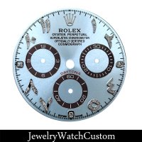 ロレックス デイトナ Cal.4130用 アラビア アイスブルー ダイヤンモンド 文字盤