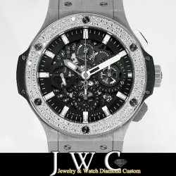 HUBLOT ビッグバン アエロバン アフターダイヤベゼル 納品です!