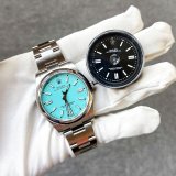 ロレックス オイスターパーペチュアル オイパペ 41 124300用 ターコイズ ティファニーブルー 文字盤 製作 交換
