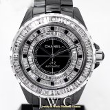 シャネルＪ１２ フルバケットダイヤモンド 　ベゼル・文字盤