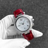 カルティエ パシャ 38 アフターダイヤ ベゼル 2列加工 完成致しました。