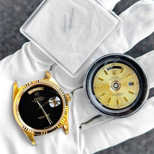 ロレックスデイデイト 18238 / 18038 オニキス文字盤 製作オーダー受付中！