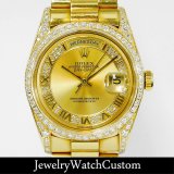 ROLEX デイデイト 18238MR ミリヤードダイヤ アフターダイヤ加工