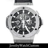 HUBLOT ビッグバン アエロバン ダイヤモンドベゼル アフターダイヤ