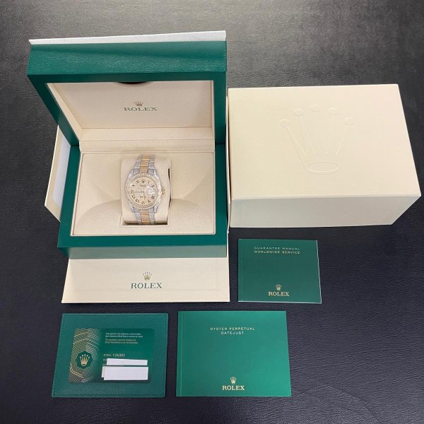画像1: ROLEX Datejust41 フルダイヤ　126303