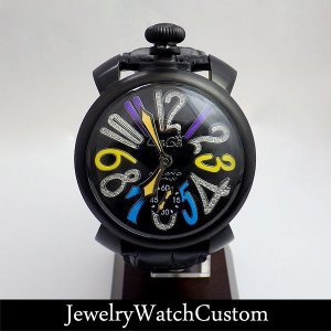 GaGa milano ガガミラノ マニュアーレ 48mm 数字アフターダイヤ