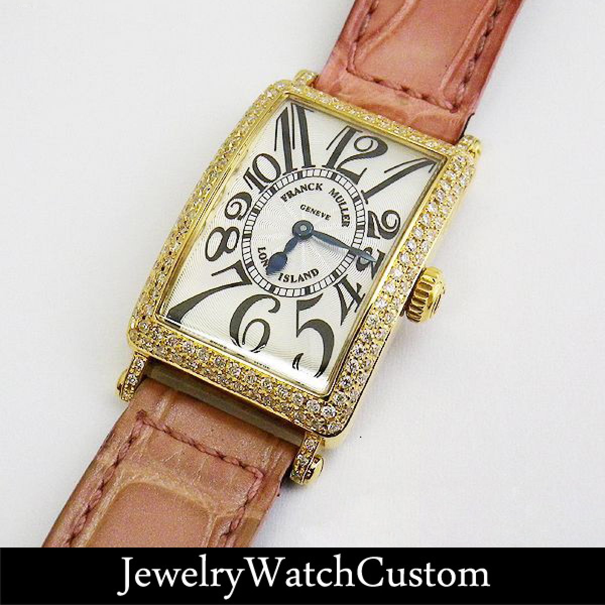 画像2: FRANCK MULLER ロングアイランド 18K 902QZ アフターダイヤ