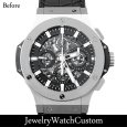 画像2: HUBLOT ビッグバン アエロバン 311.SX アフターダイヤベゼル (2)