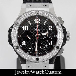 HUBLOT ビッグバン301SB アフターダイヤベゼル