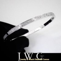 CARTIER LOVEブレスレットSM アフターダイヤ加工