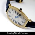 画像2: CARTIER トノー YG レディース アフターダイヤ (2)