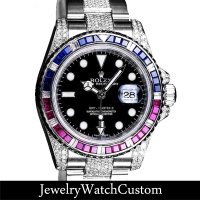 ROLEX GMTマスター2 センターブレス アフターダイヤ