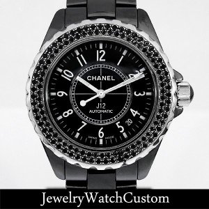 CHANEL J12 38mm H0685 ブラック アフターダイヤ