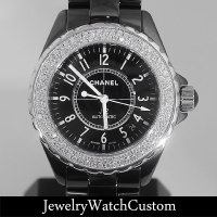 CHANEL J12 38mm H0685 アフターダイヤベゼル