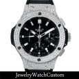 画像1: HUBLOT ビッグバン301SX アフターダイヤ パヴェ (1)