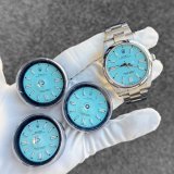 ROLEX オイスターパーペチュアル 41 Ref.124300 ティファニーブルー ターコイズ カスタム文字盤 多数オーダーありがとうございます！