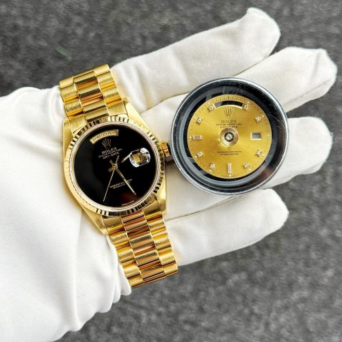 Rolex Day-Date 18238 Custom Onyx Dial Tokyo — 18K Gold, G-BALLER Tokyo Japan
