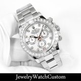 ROLEX デイトナ 116520 バゲットダイヤベゼル 製作いたしました！