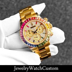 夢の一本を実現しました！ROLEX パヴェダイヤ×レインボーベゼル製作