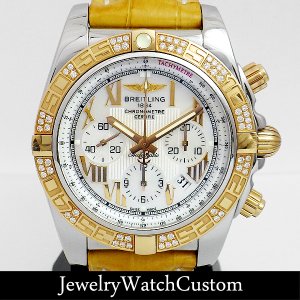 BREITLING クロノマット44 MOPローマンベゼル RG アフターダイヤ