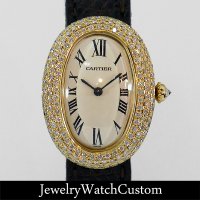 CARTIER ベニュワール 18K YG ケースアフターダイヤ