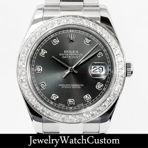 ROLEX ロレックス デイトジャスト41 アフターダイヤベゼル 製作 取付