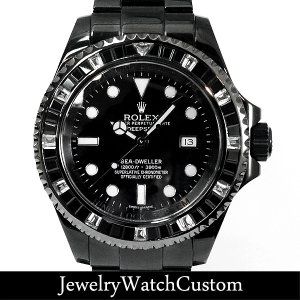 ROLEX ロレックス シードゥエラー オールブラックアウトPVD加工