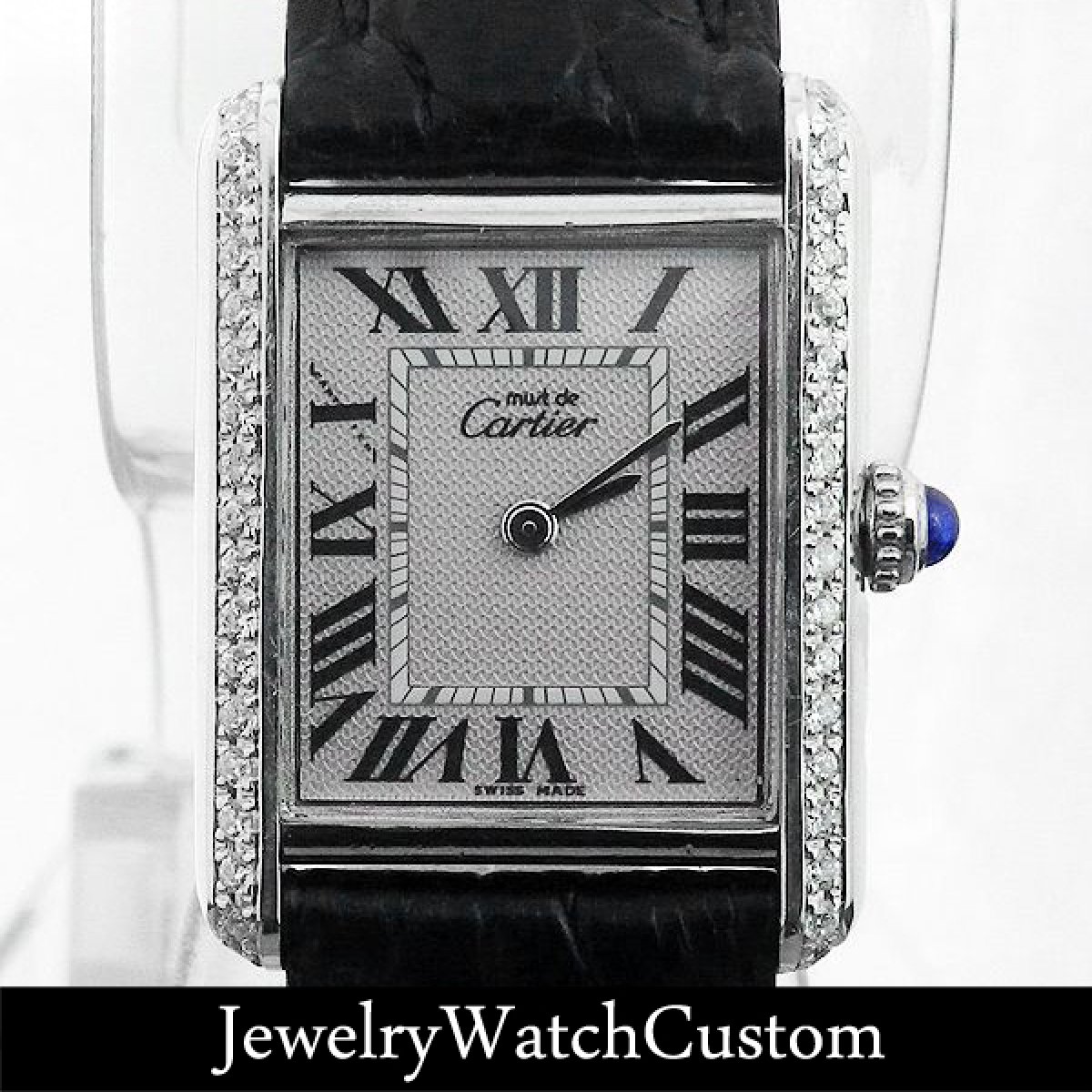 画像1: CARTIER マストタンク SM シルバー アフターダイヤ