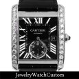 画像1: CARTIER タンクMC  ベゼル アフターダイヤ (1)