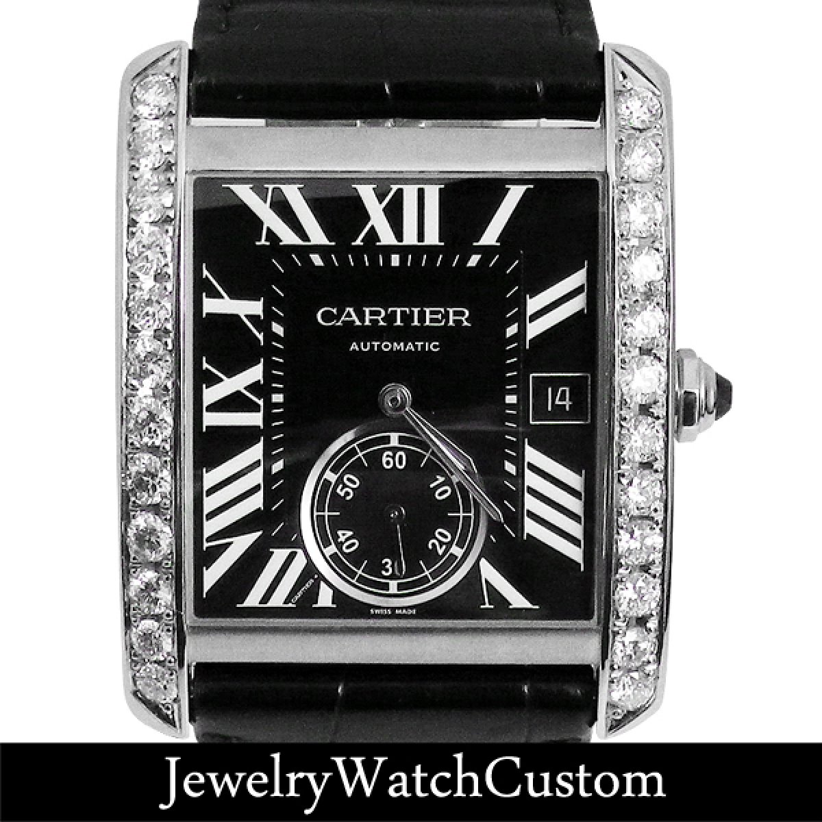 画像1: CARTIER タンクMC  ベゼル アフターダイヤ