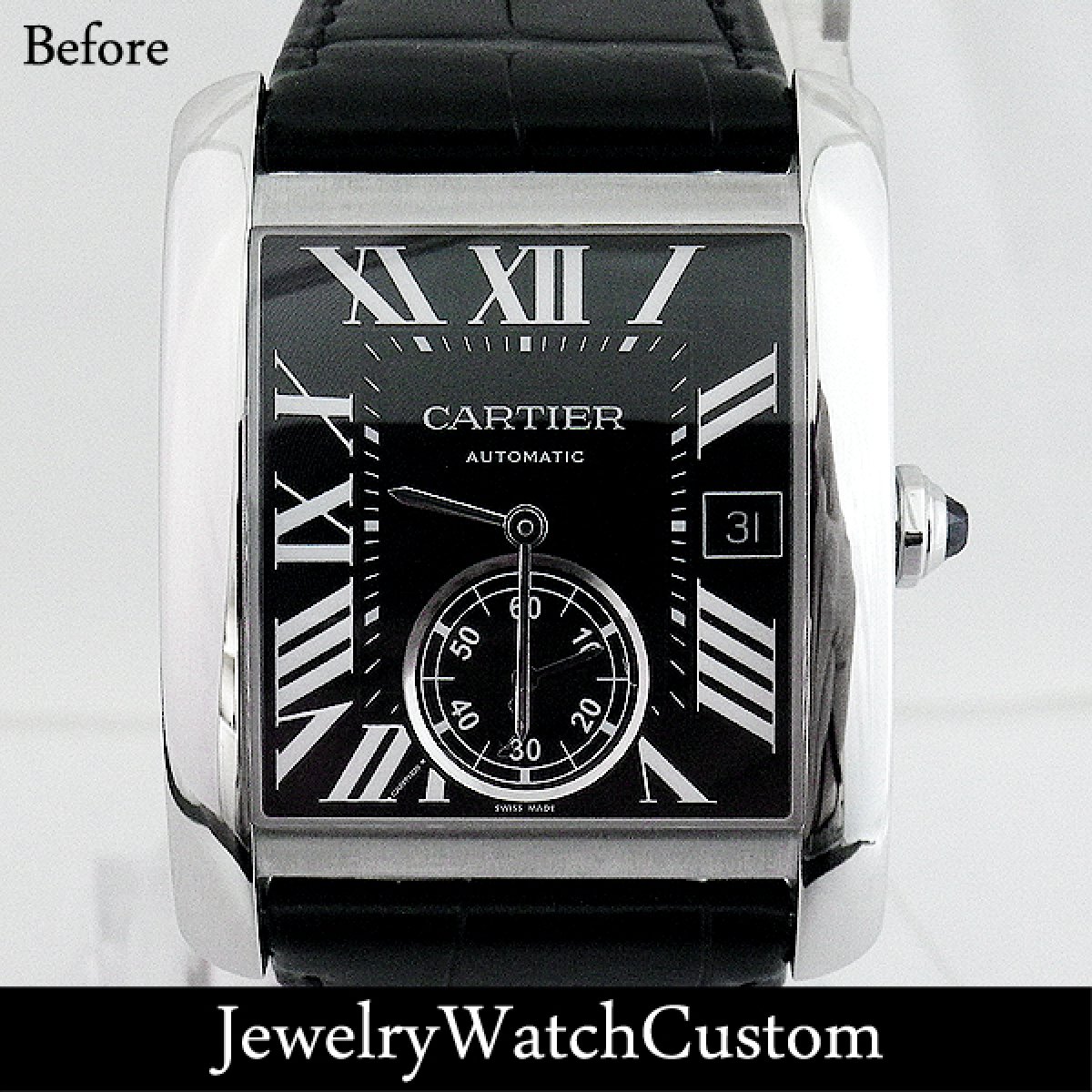 画像4: CARTIER タンクMC  ベゼル アフターダイヤ